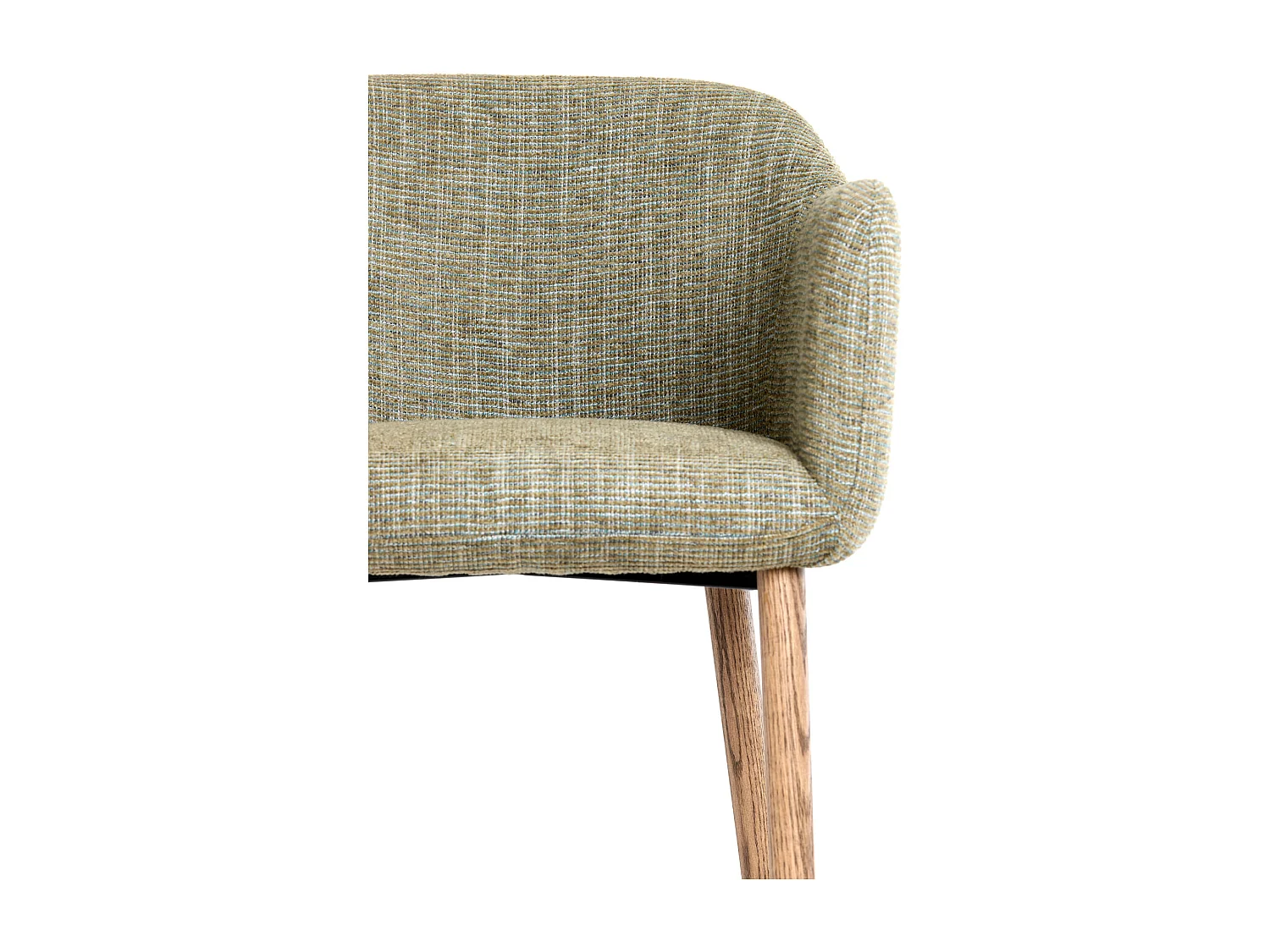 Chaise de salle à manger BLAINE - 56x62,5x76,5cm - Vert - Lot de 2