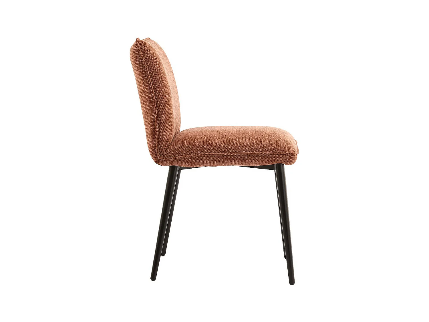 Chaise de salle à manger VADENI - 58x48x85cm - Orange