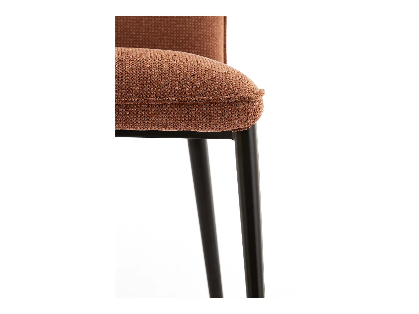 Chaise de salle à manger VADENI - 58x48x85cm - Orange