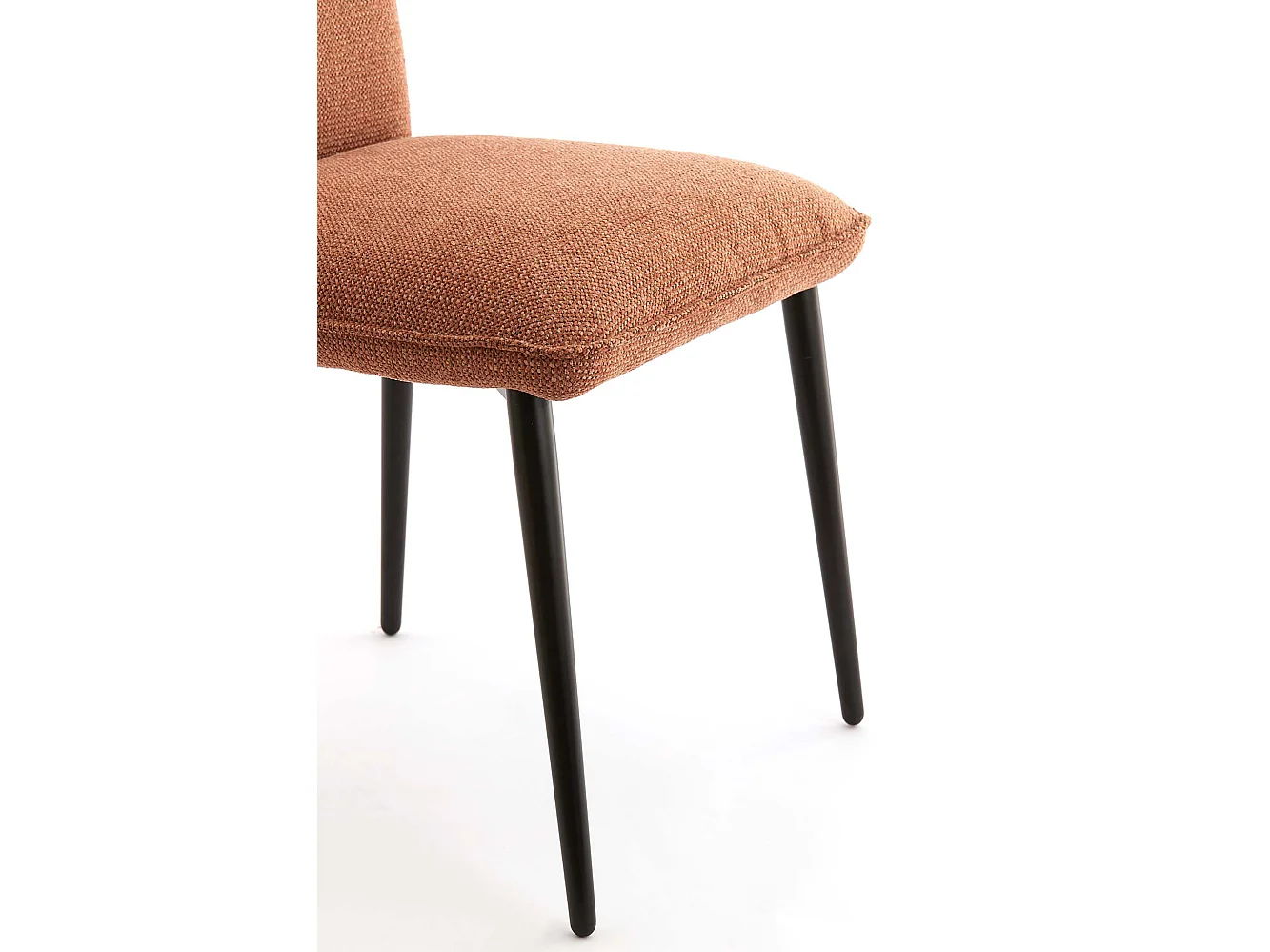 Chaise de salle à manger VADENI - 58x48x85cm - Orange