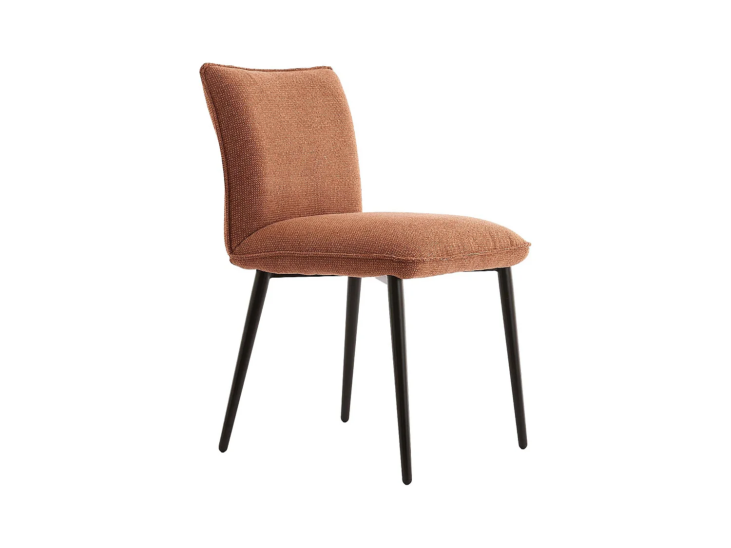 Chaise de salle à manger VADENI - 58x48x85cm - Orange