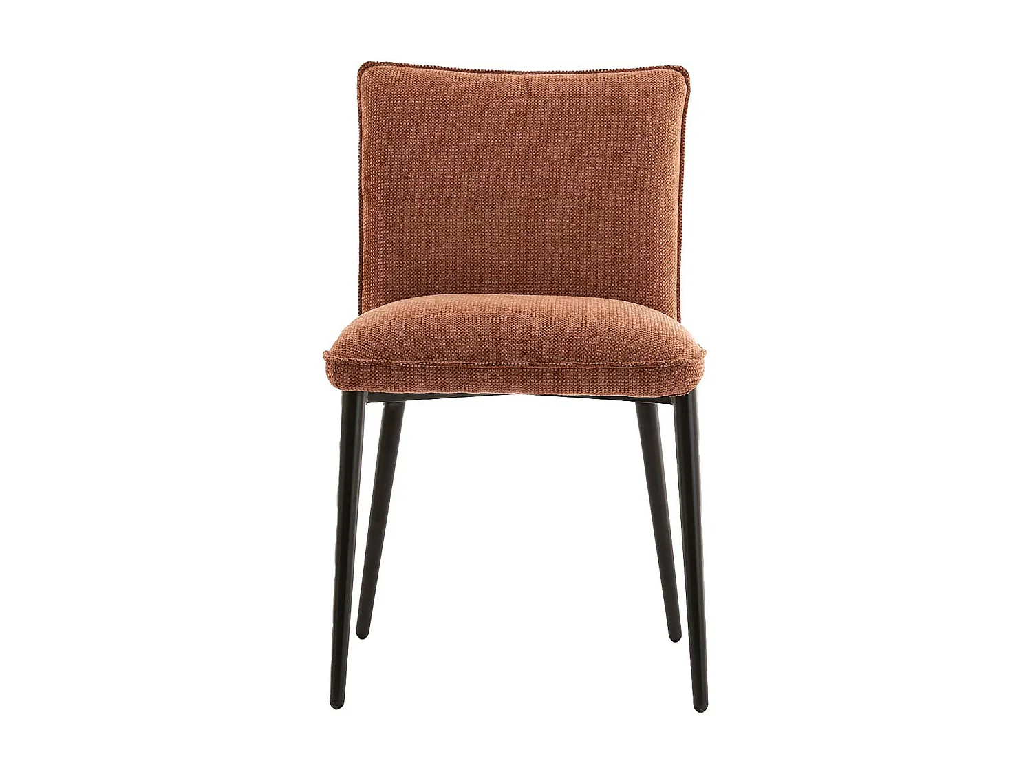 Chaise de salle à manger VADENI - 58x48x85cm - Orange