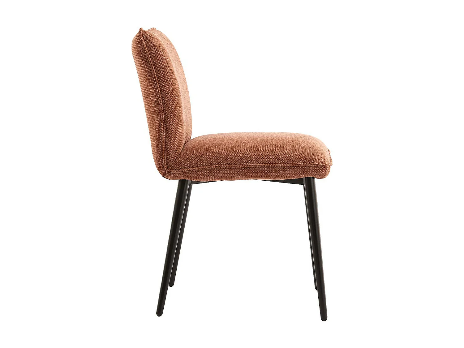 Chaise de salle à manger VADENI - 58x48x85cm - Orange