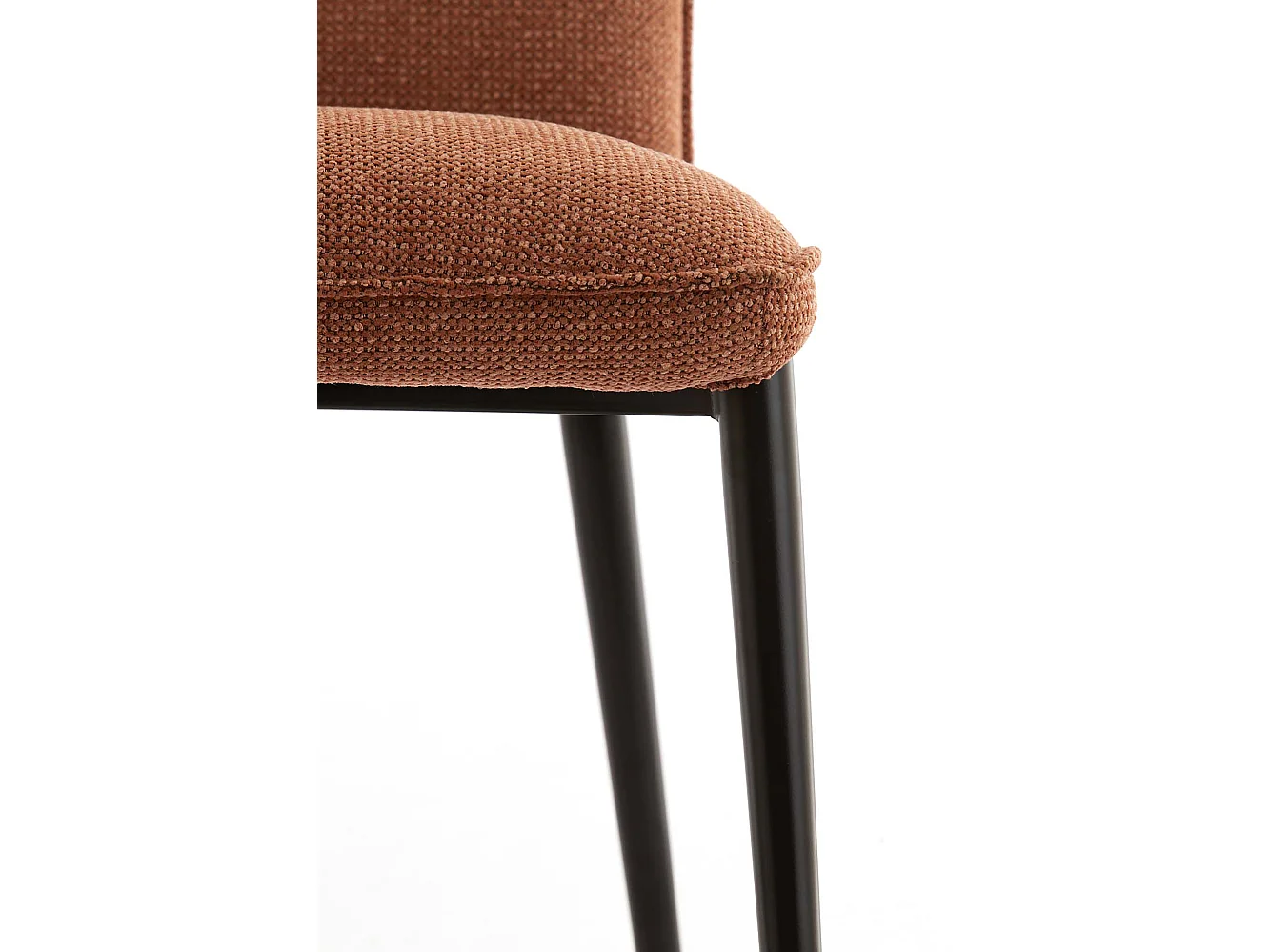 Chaise de salle à manger VADENI - 58x48x85cm - Orange