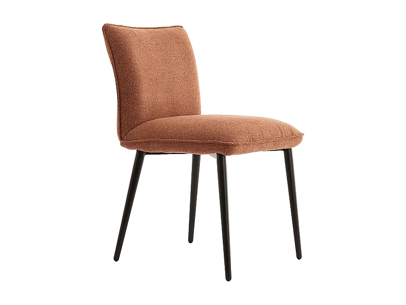 Chaise de salle à manger VADENI - 58x48x85cm - Orange