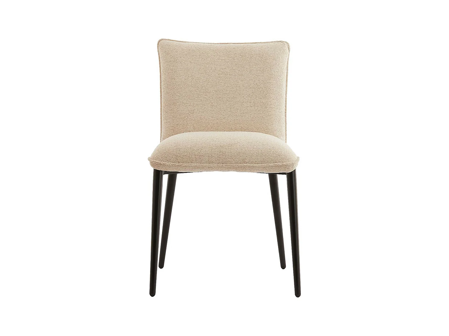 Chaise de salle à manger VADENI - 58x48x85cm - Blanc