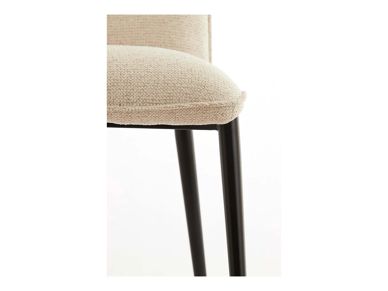 Chaise de salle à manger VADENI - 58x48x85cm - Blanc