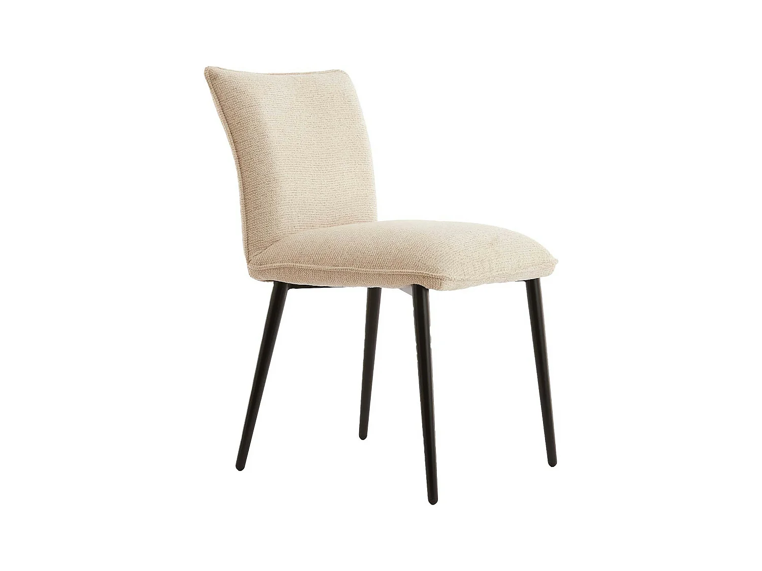 Chaise de salle à manger VADENI - 58x48x85cm - Blanc