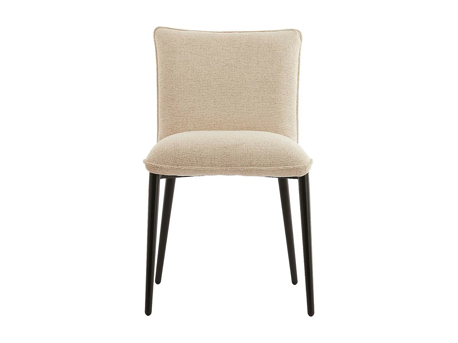 Chaise de salle à manger VADENI - 58x48x85cm - Blanc