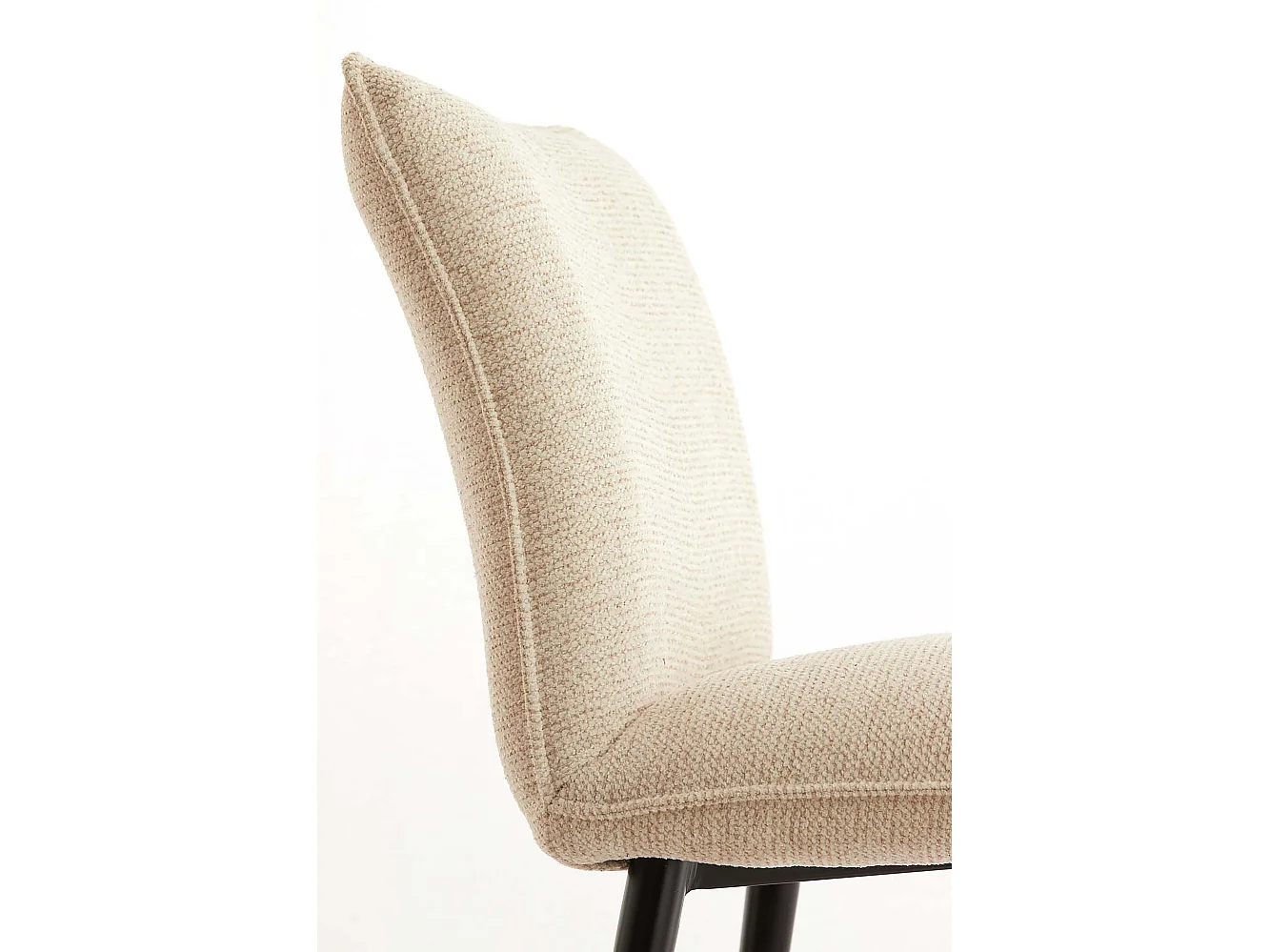 Chaise de salle à manger VADENI - 58x48x85cm - Blanc