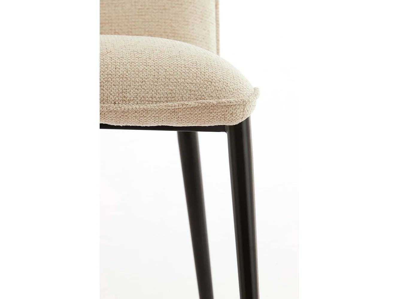 Chaise de salle à manger VADENI - 58x48x85cm - Blanc