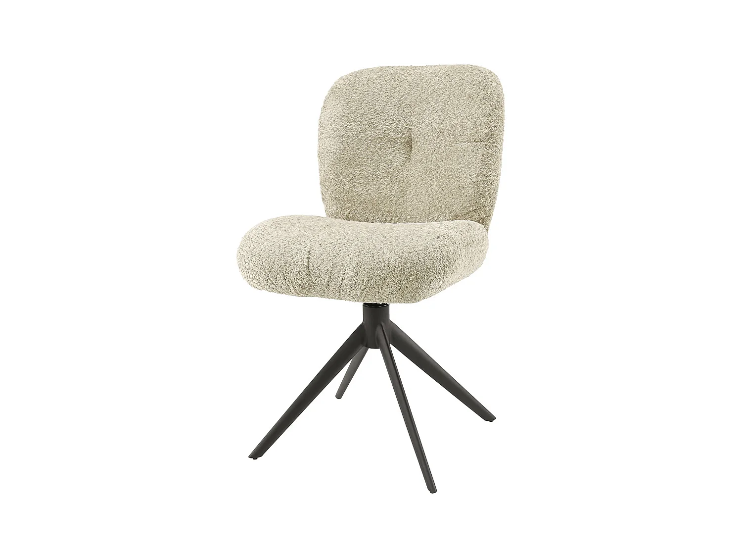 Chaise pivotante confort. 2 pièces - Boucle couleur sable