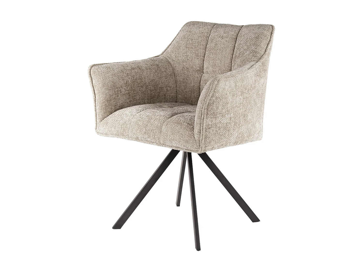 Sessel Raster Swivel - 2 Stück - Satte Sandfarbe