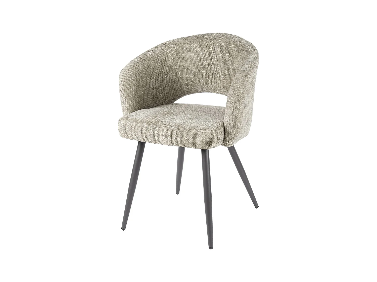 Fauteuil Boucle Salon - Tissée Cargo Couleur Sable - Lot de 2