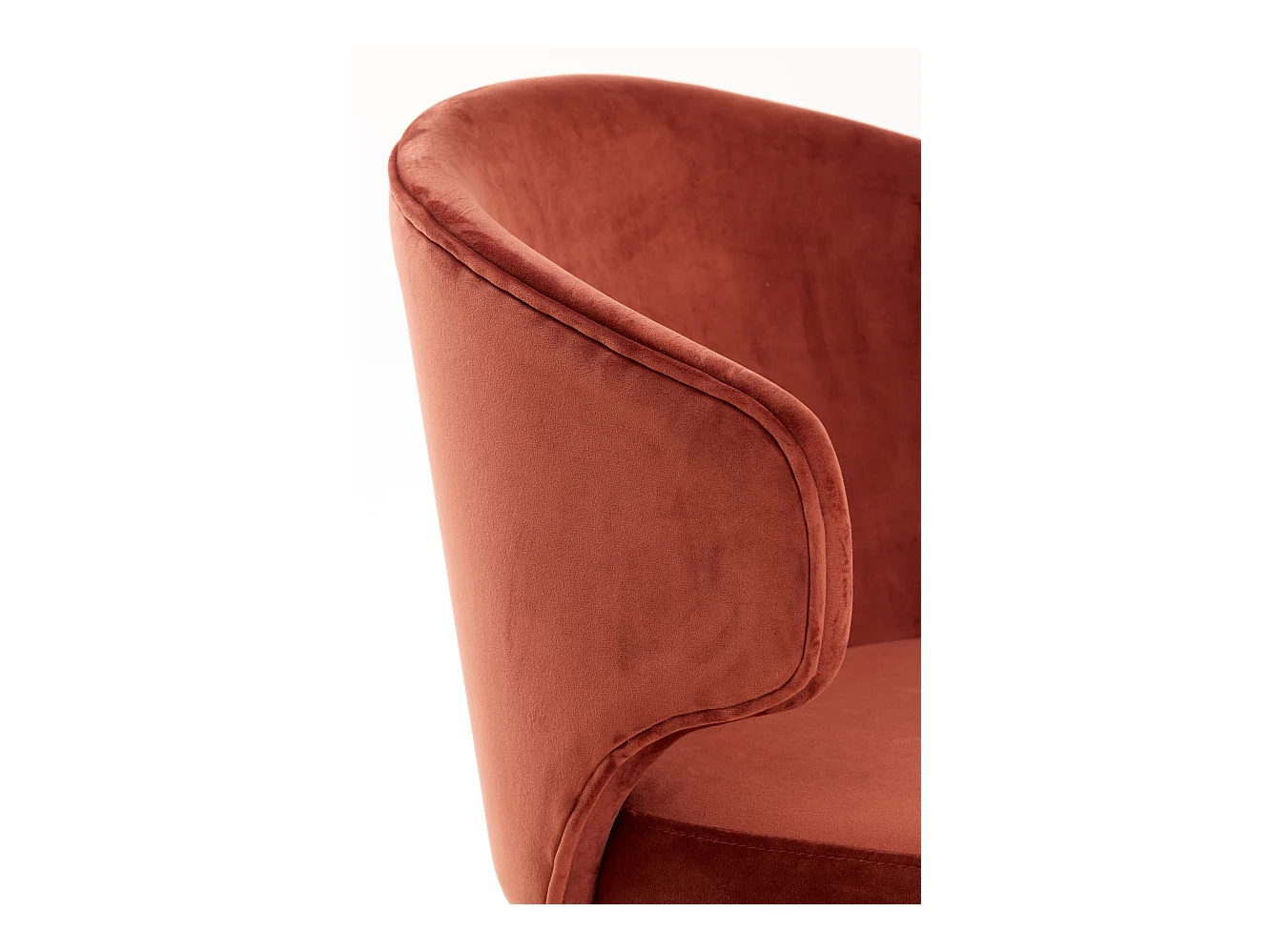 Chaise de salle à manger KOSAKA - 79x57x52cm - Rouge - Lot de 2