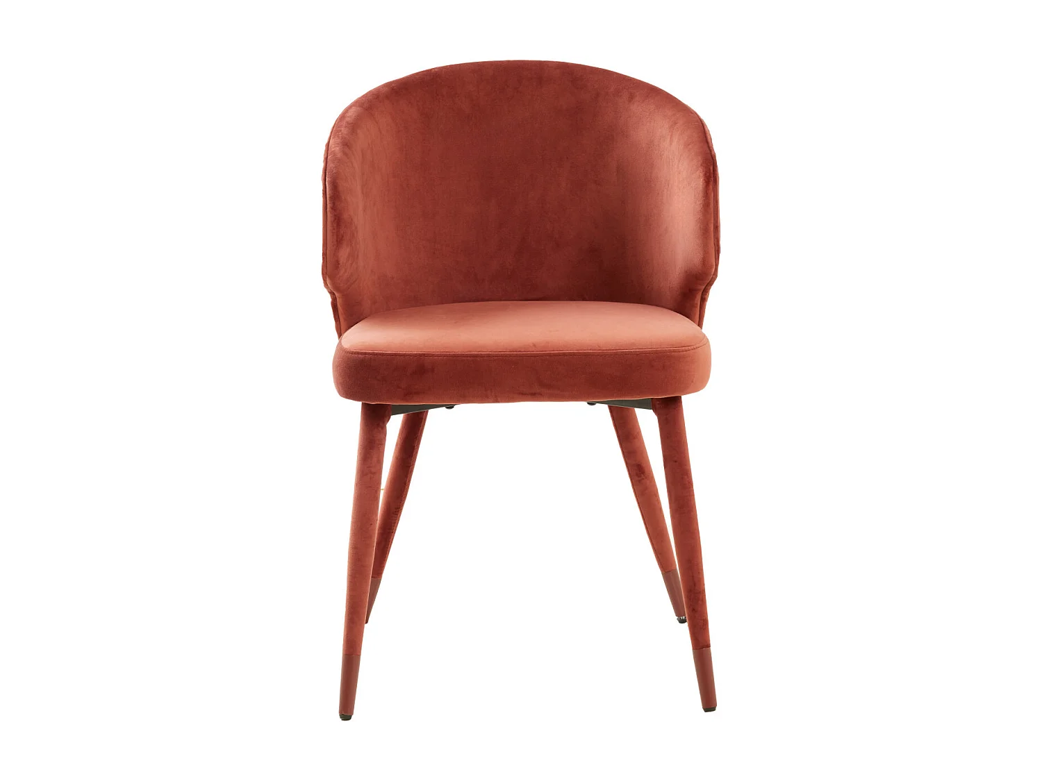 Chaise de salle à manger KOSAKA - 79x57x52cm - Rouge - Lot de 2