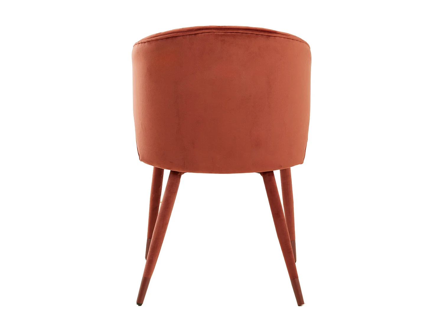 Chaise de salle à manger KOSAKA - 79x57x52cm - Rouge - Lot de 2