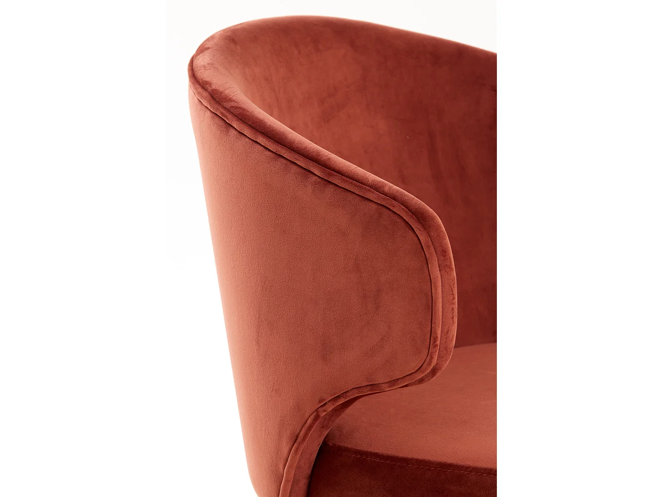 Chaise de salle à manger KOSAKA - 79x57x52cm - Rouge - Lot de 2