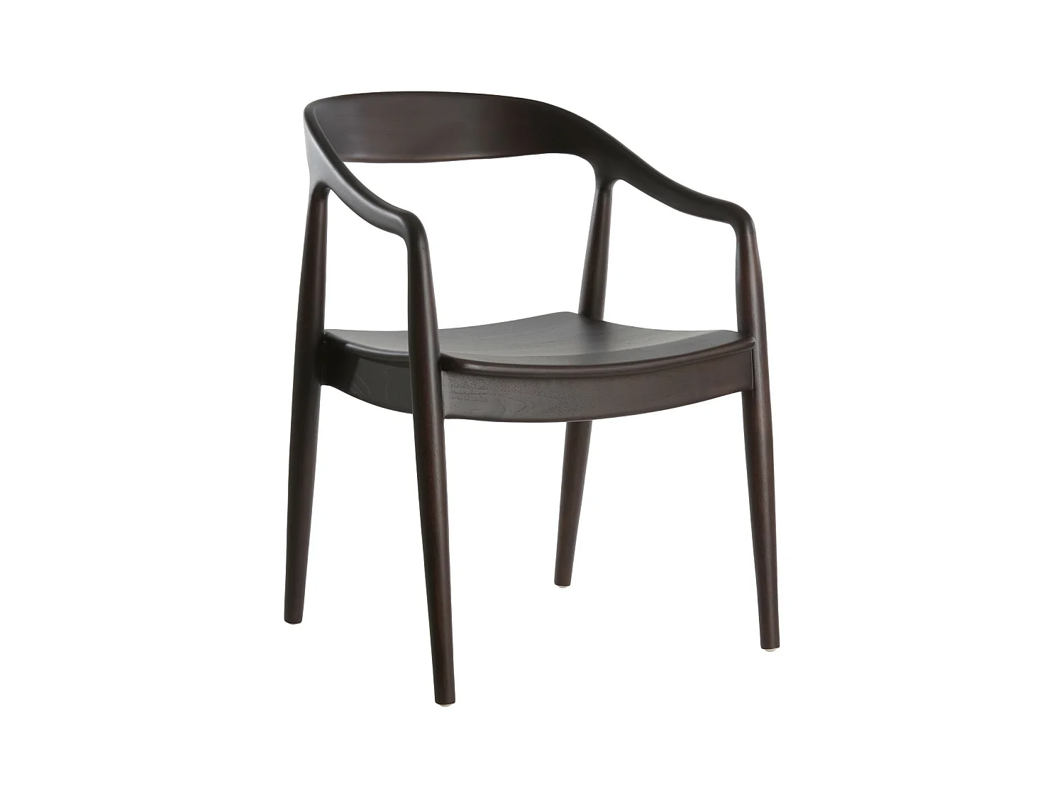 Chaise de salle à manger PALOS - 60x58x83cm - Noir