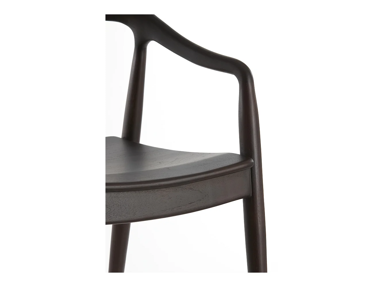 Chaise de salle à manger PALOS - 60x58x83cm - Noir