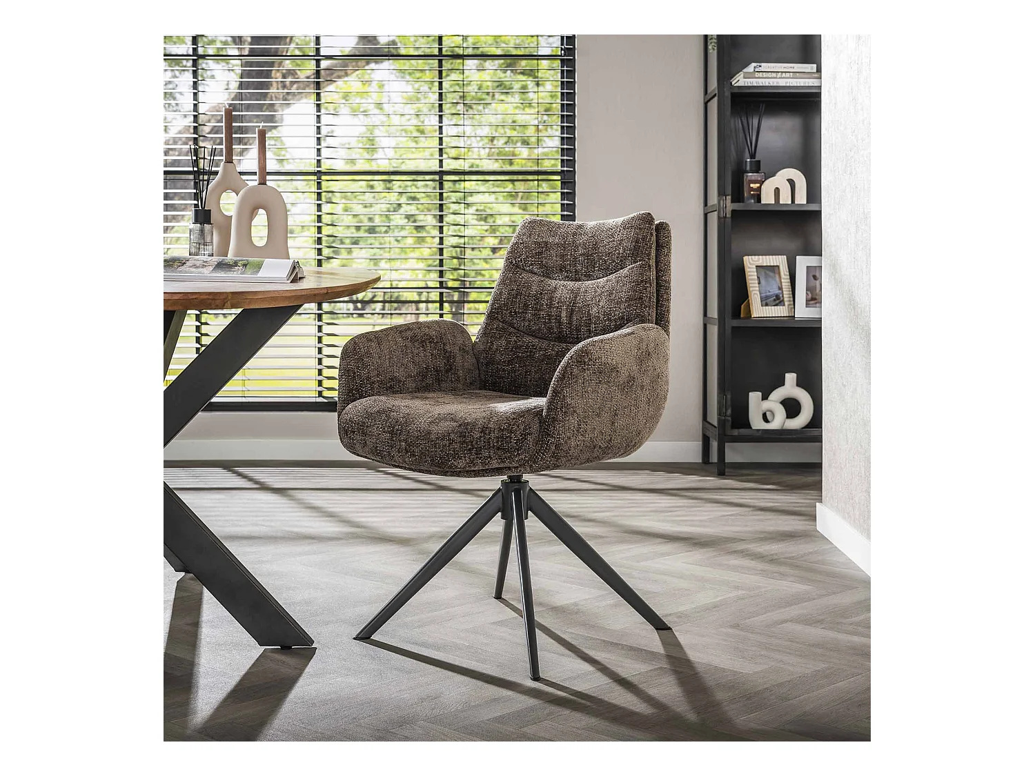 Fauteuil Lounge - Taupe Riche - Lot de 2