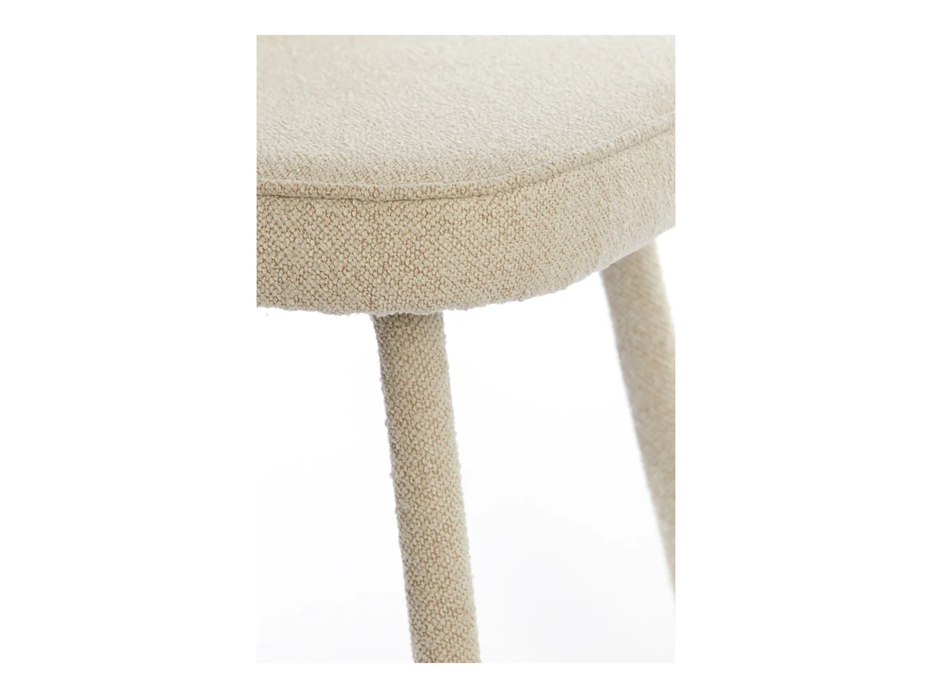 Chaise de salle à manger DJESLIN - 57x51x84cm - Marron - Lot de 2