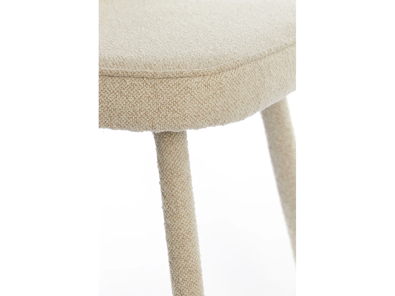 Chaise de salle à manger DJESLIN - 57x51x84cm - Marron - Lot de 2