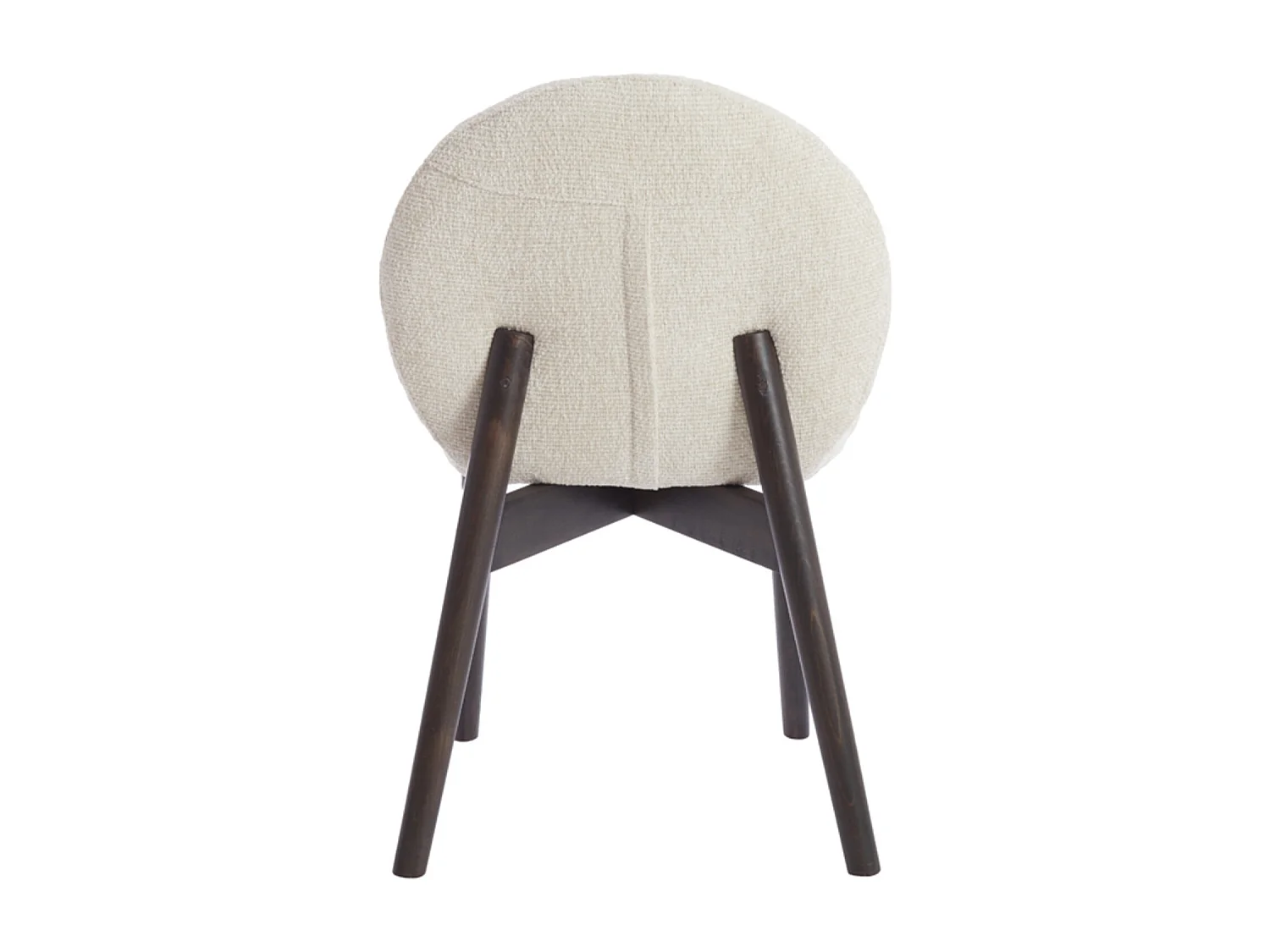 Chaise de salle à manger SINOSA - 59x50x83cm - Blanc - Lot de 2