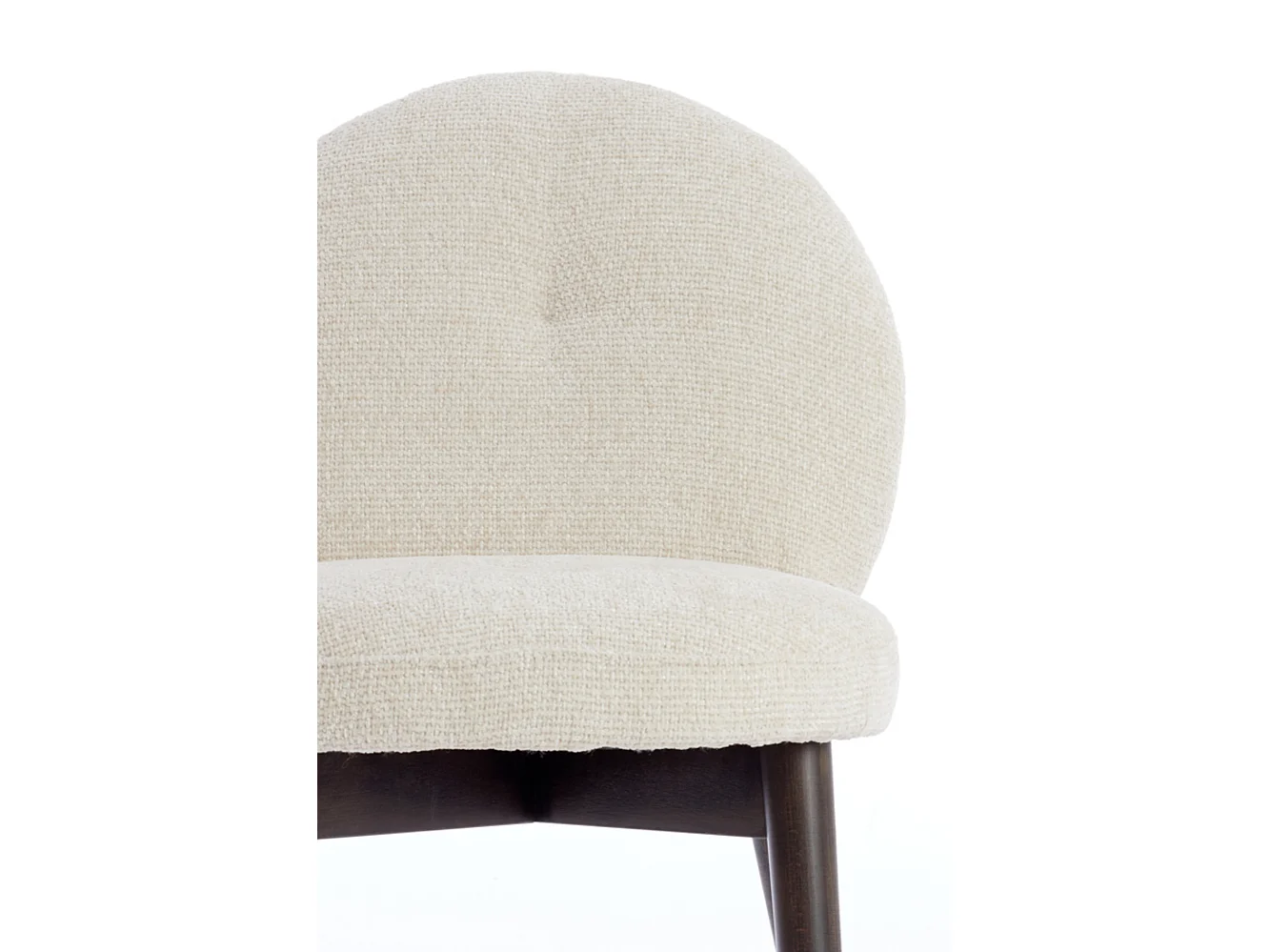 Chaise de salle à manger SINOSA - 59x50x83cm - Blanc - Lot de 2