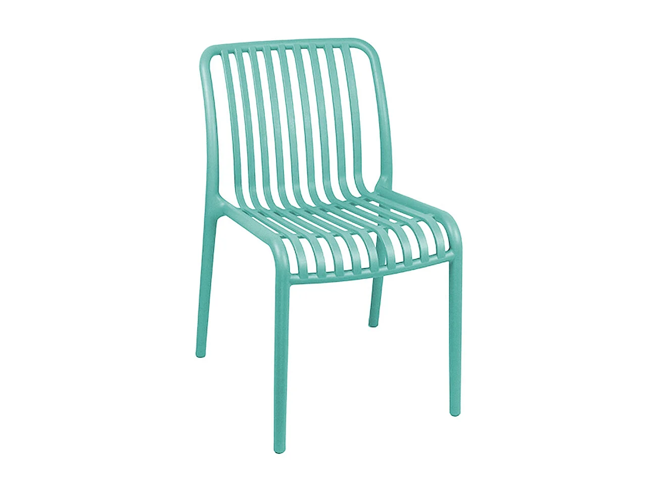 Chaise de salle à manger Glee - Bleu turquoise