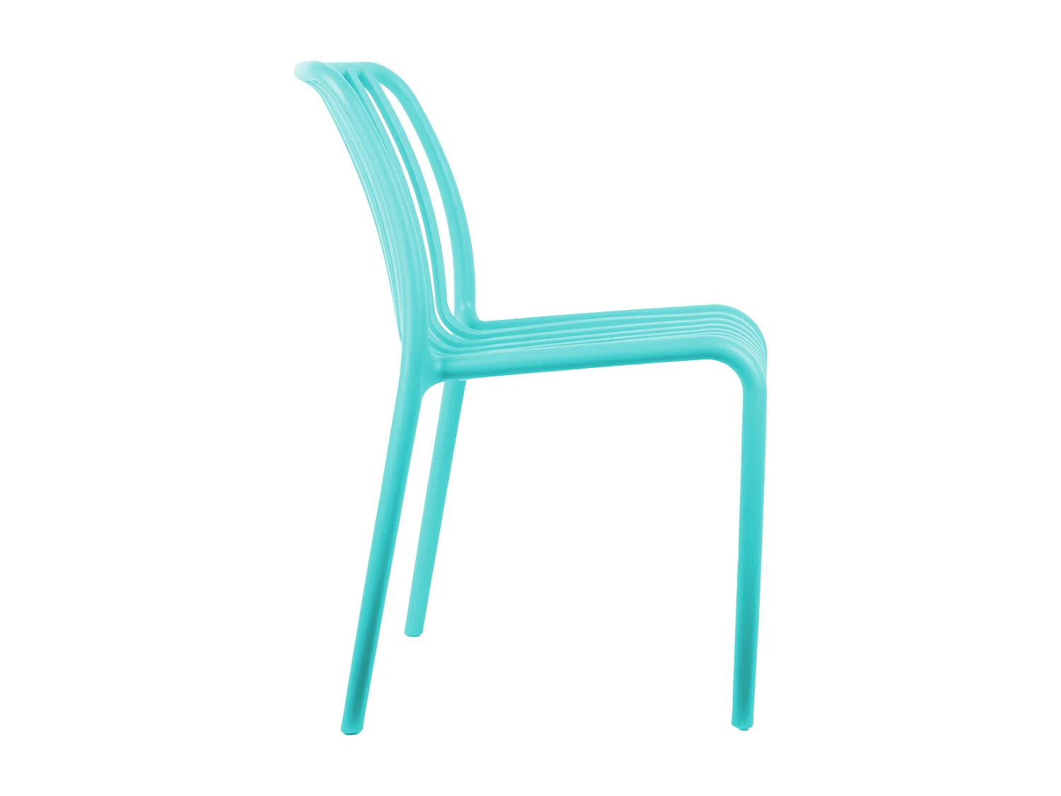 Chaise de salle à manger Glee - Bleu turquoise