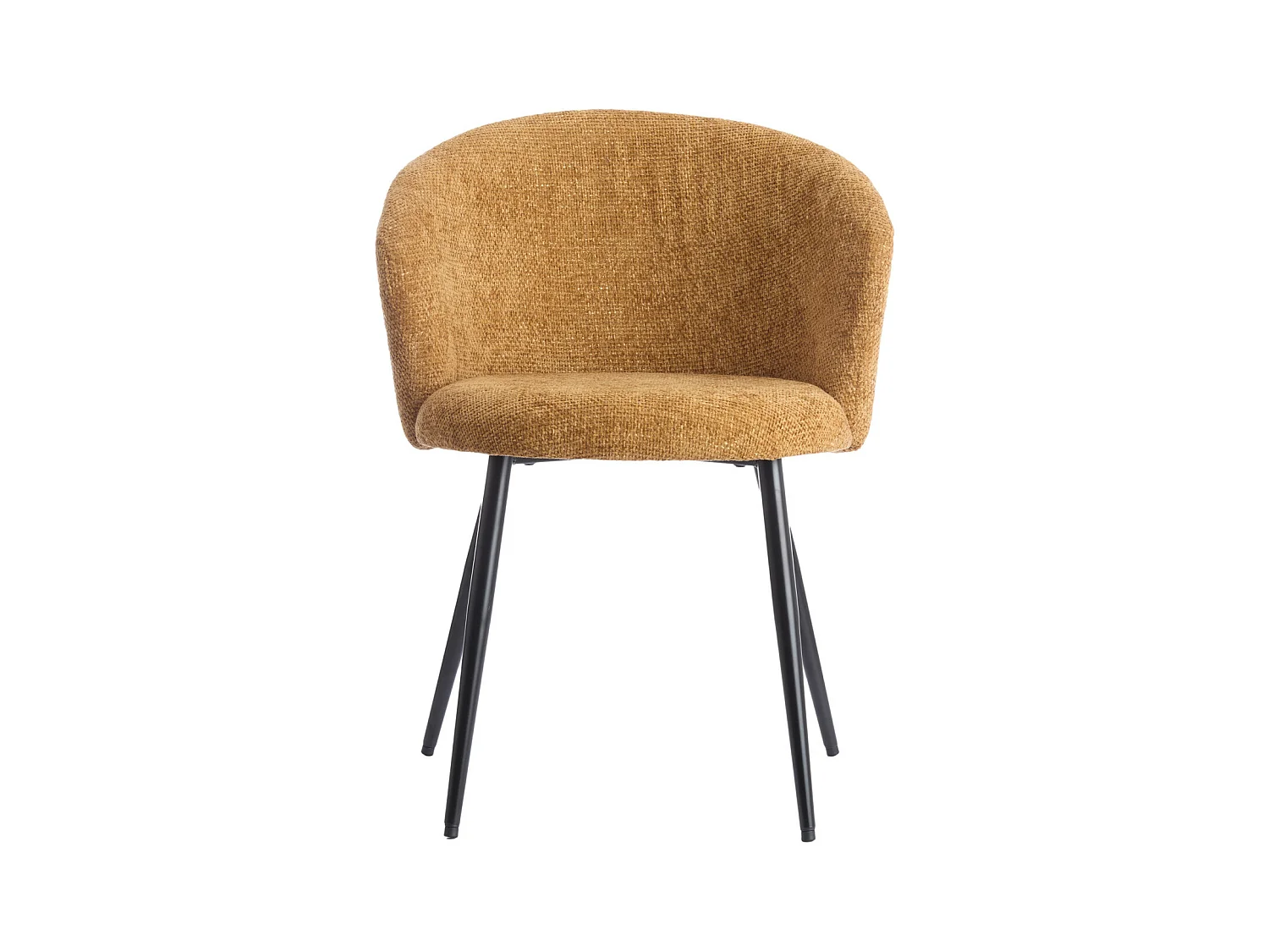 Chaise de salle à manger RADAJA - Ø58x78cm - Jaune - Lot de 2