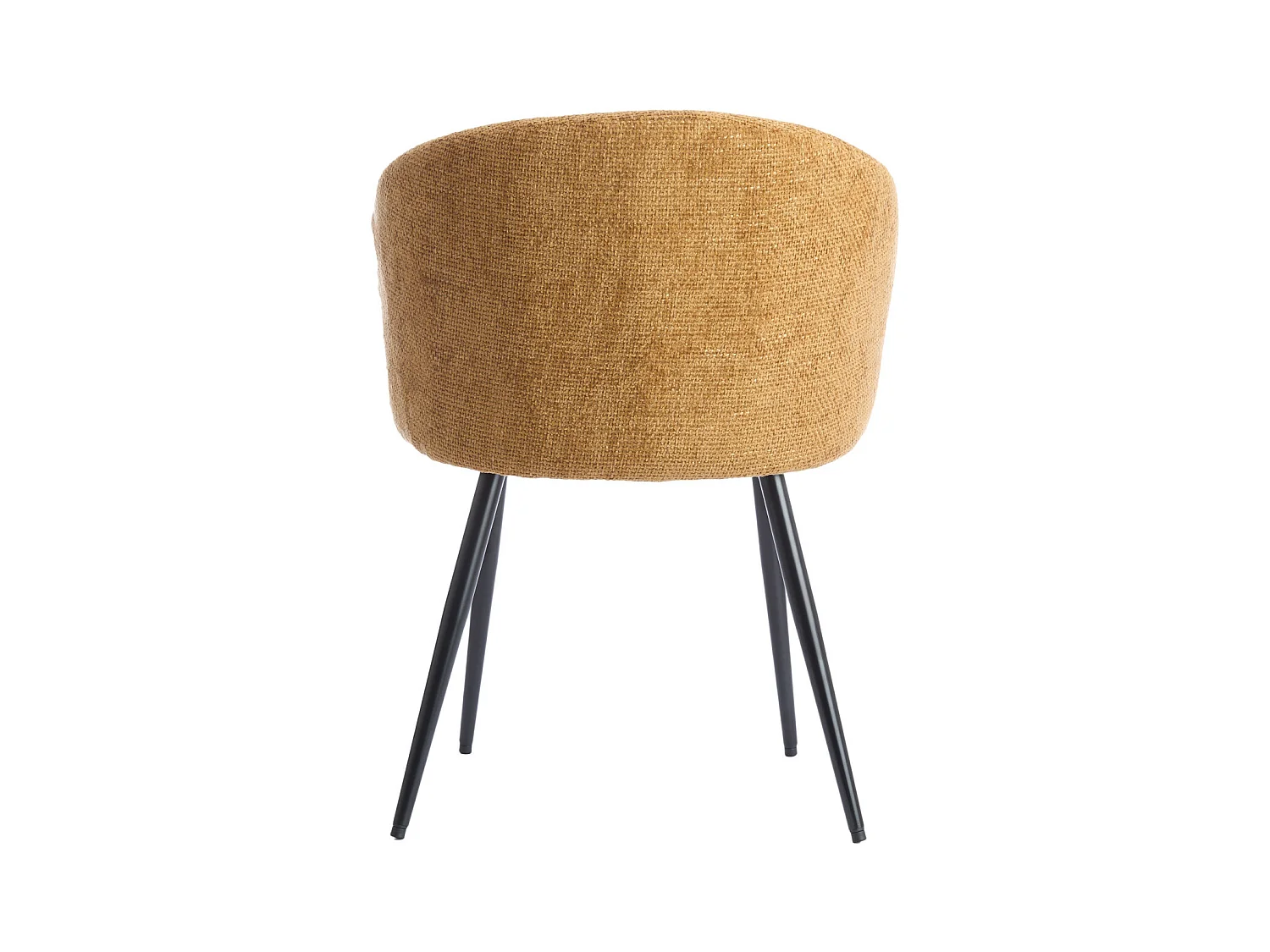 Chaise de salle à manger RADAJA - Ø58x78cm - Jaune - Lot de 2