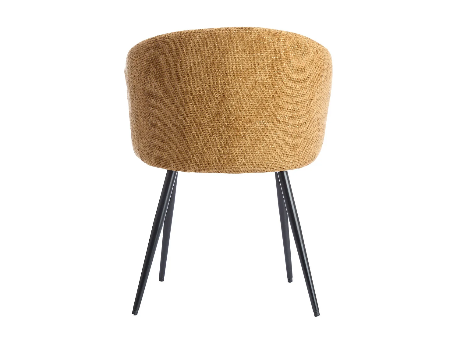 Chaise de salle à manger RADAJA - Ø58x78cm - Jaune - Lot de 2