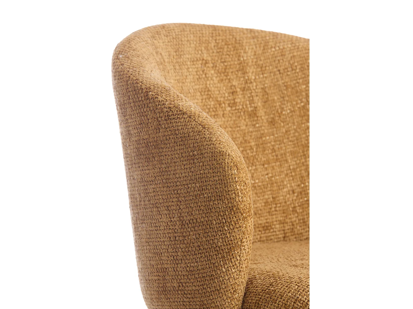 Chaise de salle à manger RADAJA - Ø58x78cm - Jaune - Lot de 2