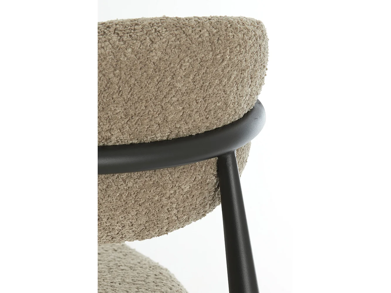 Chaise de salle à manger ENIOLA - 54x52x76cm - Marron - Lot de 2