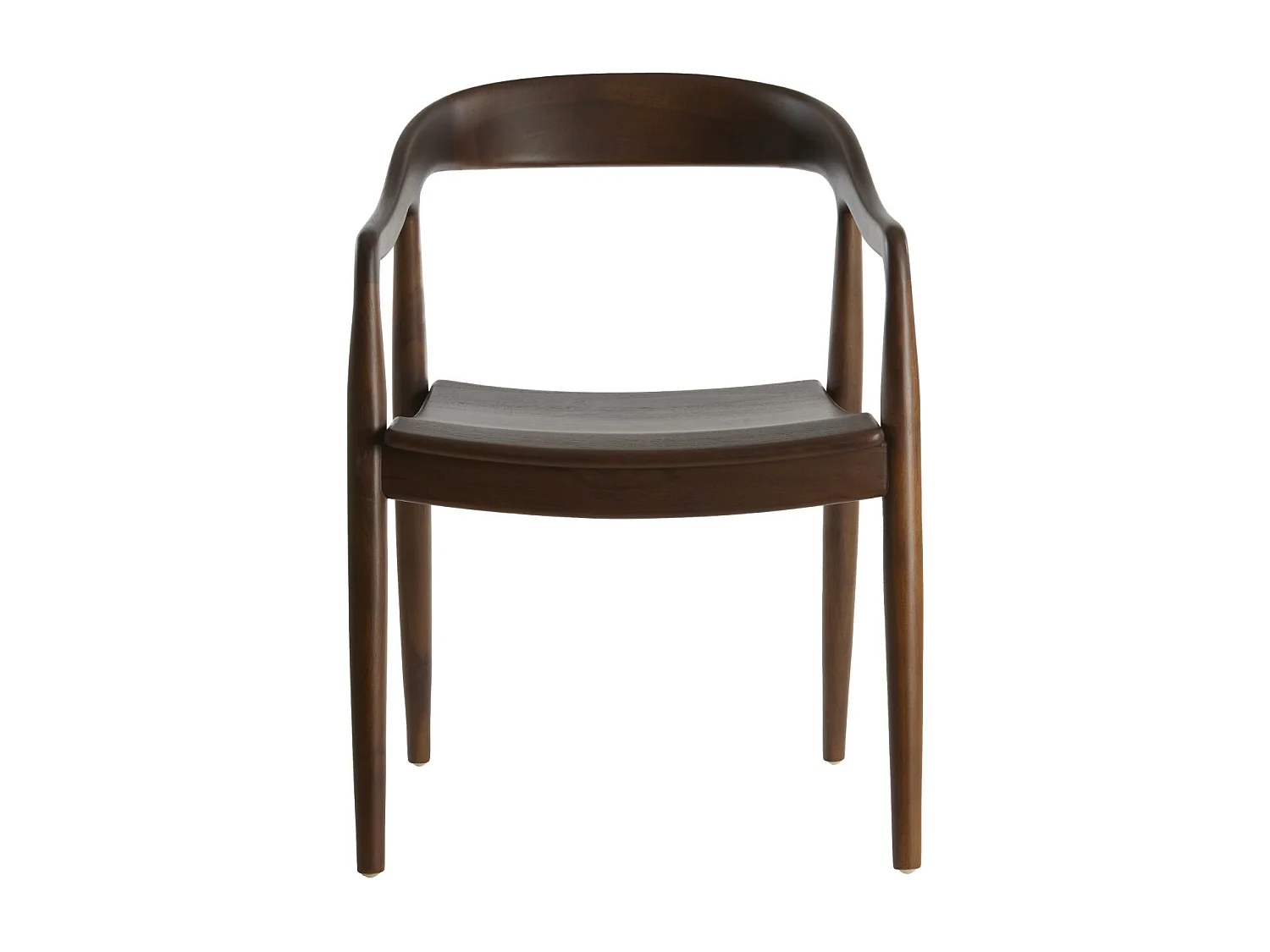 Chaise de salle à manger PALOS - 60x58x83cm - Marron