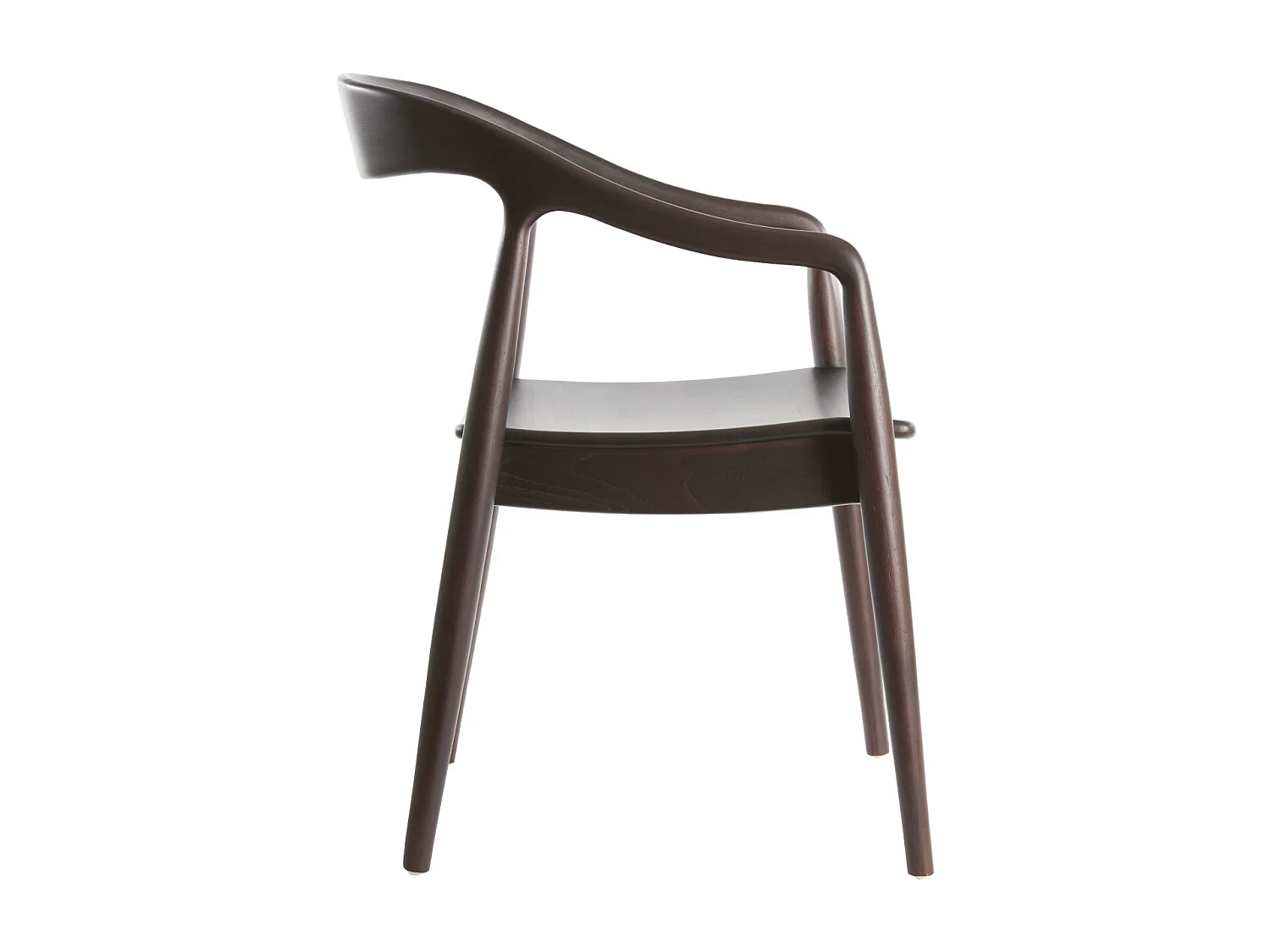 Chaise de salle à manger PALOS - 60x58x83cm - Marron