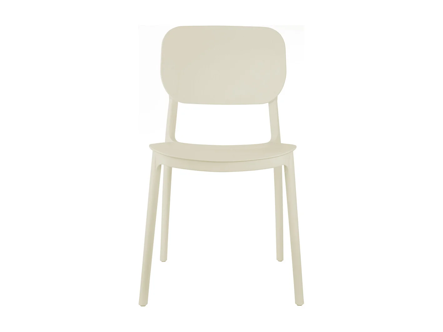 Chaise de salle à manger Cheer - Blanc cassé