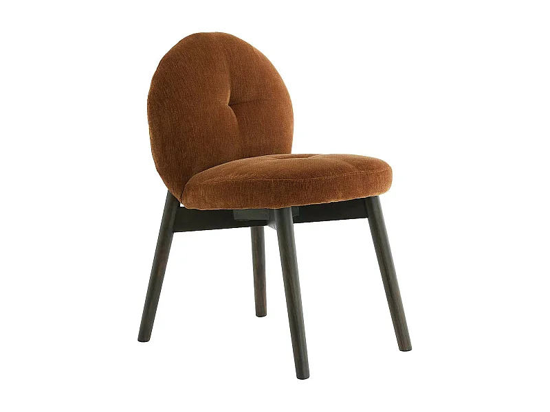 Chaise de salle à manger SINOSA - 59x50x83cm - Marron