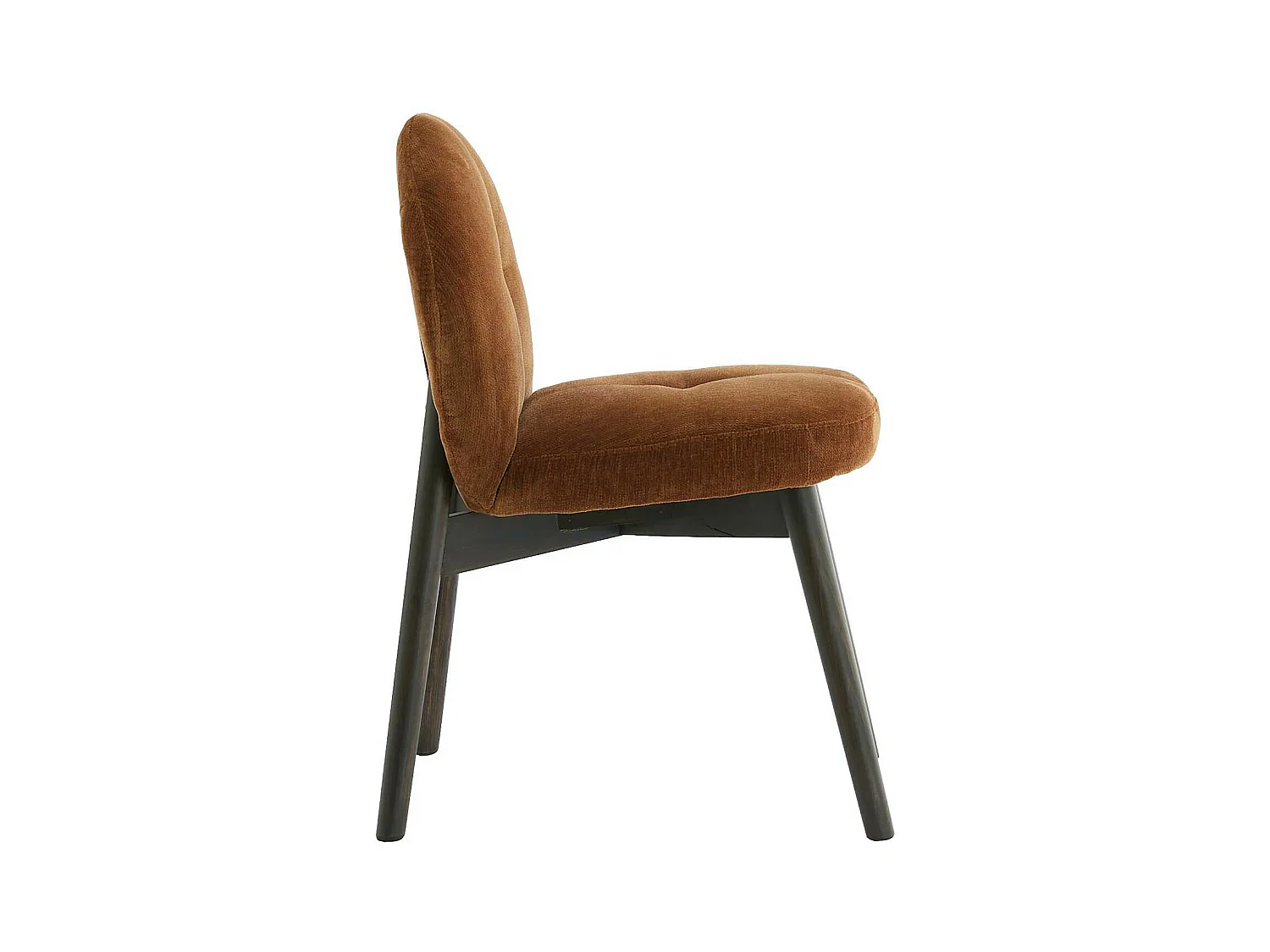 Chaise de salle à manger SINOSA - 59x50x83cm - Marron