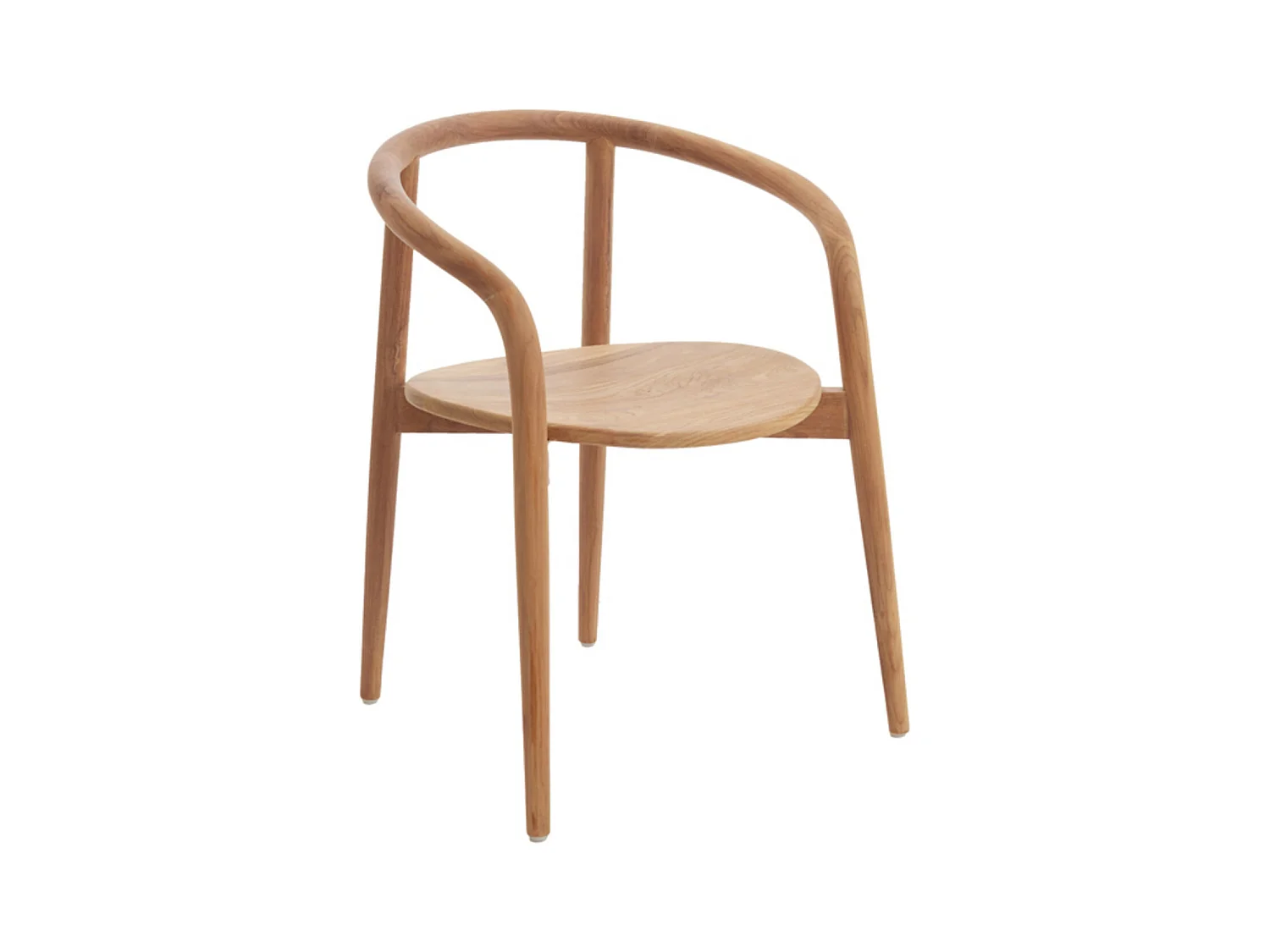 Chaise de salle à manger PALCA - 59x53x74cm - Marron