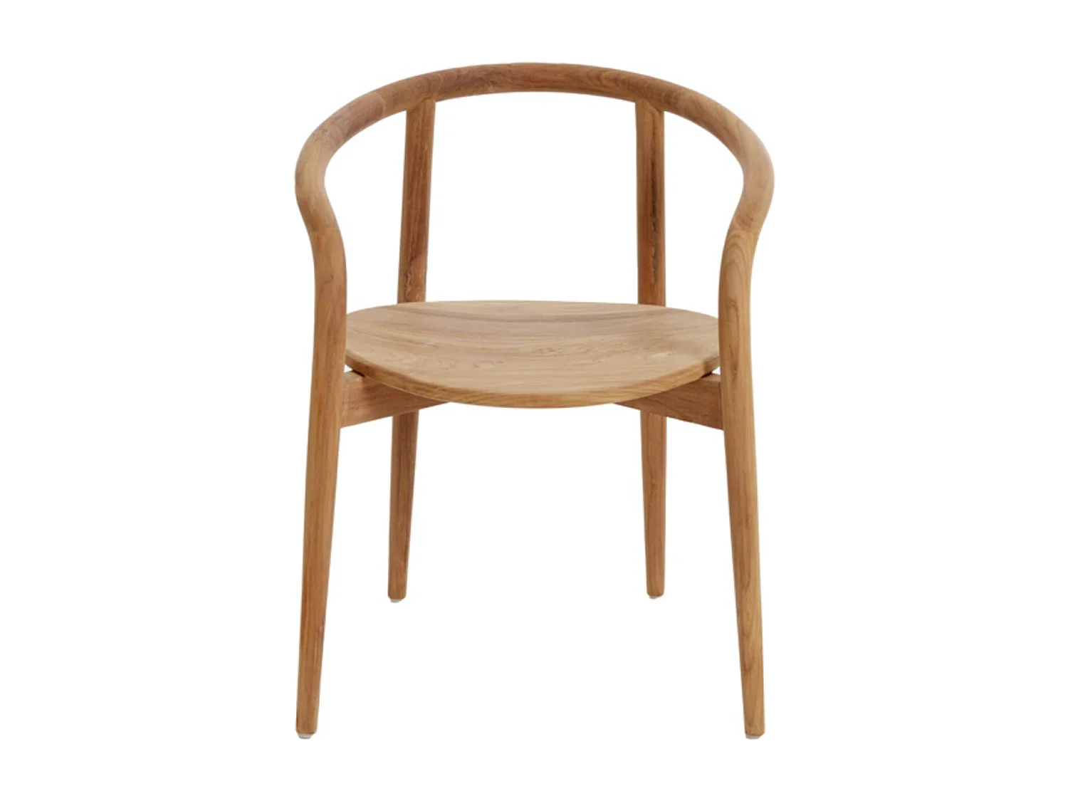 Chaise de salle à manger PALCA - 59x53x74cm - Marron