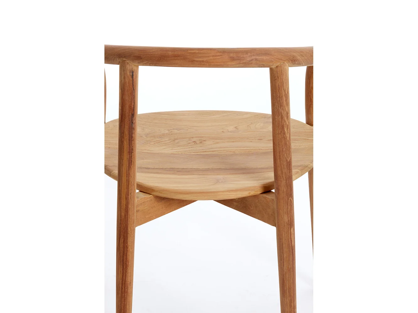 Chaise de salle à manger PALCA - 59x53x74cm - Marron