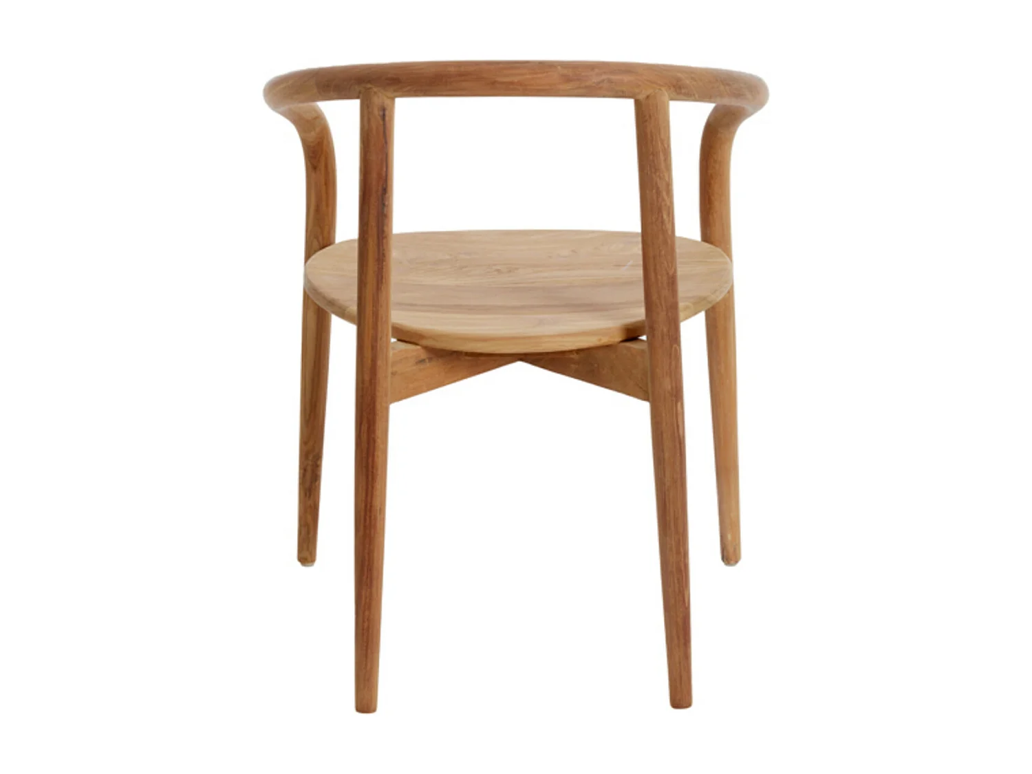 Chaise de salle à manger PALCA - 59x53x74cm - Marron