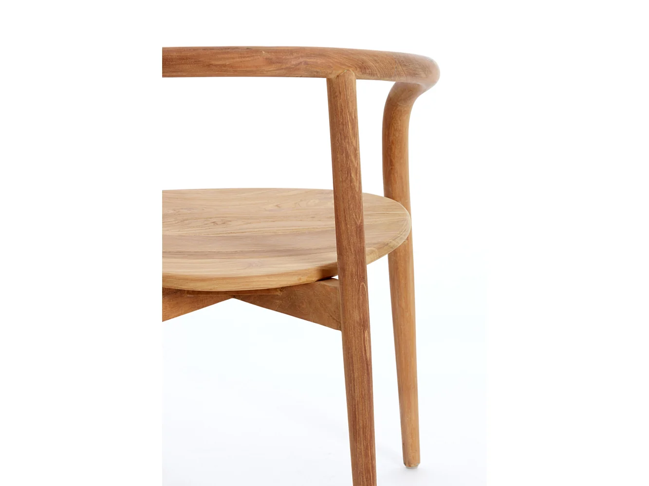 Chaise de salle à manger PALCA - 59x53x74cm - Marron