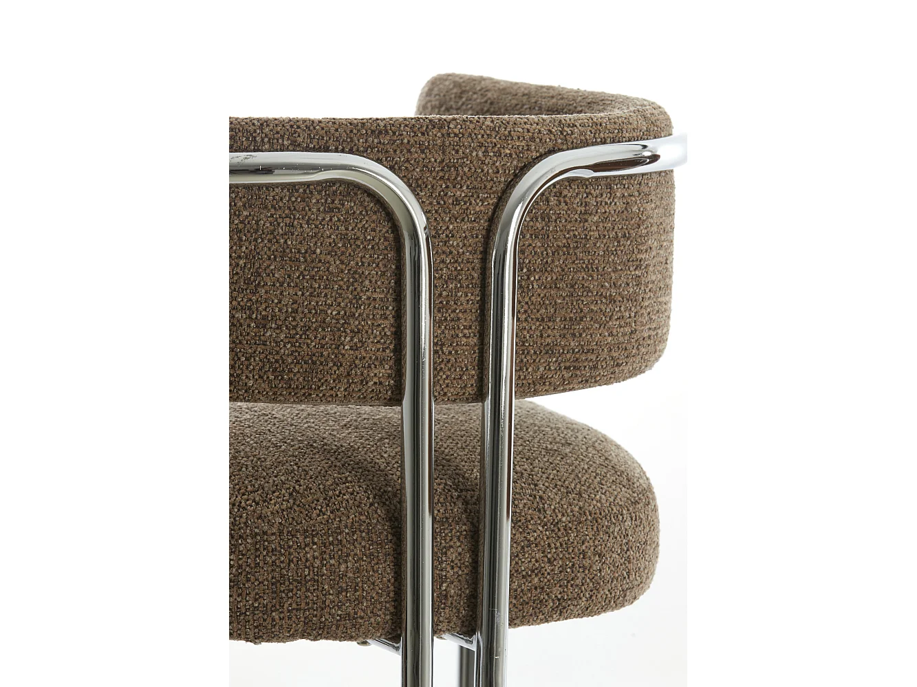 Chaise de salle à manger ADANTE - 56x52x72cm - Marron