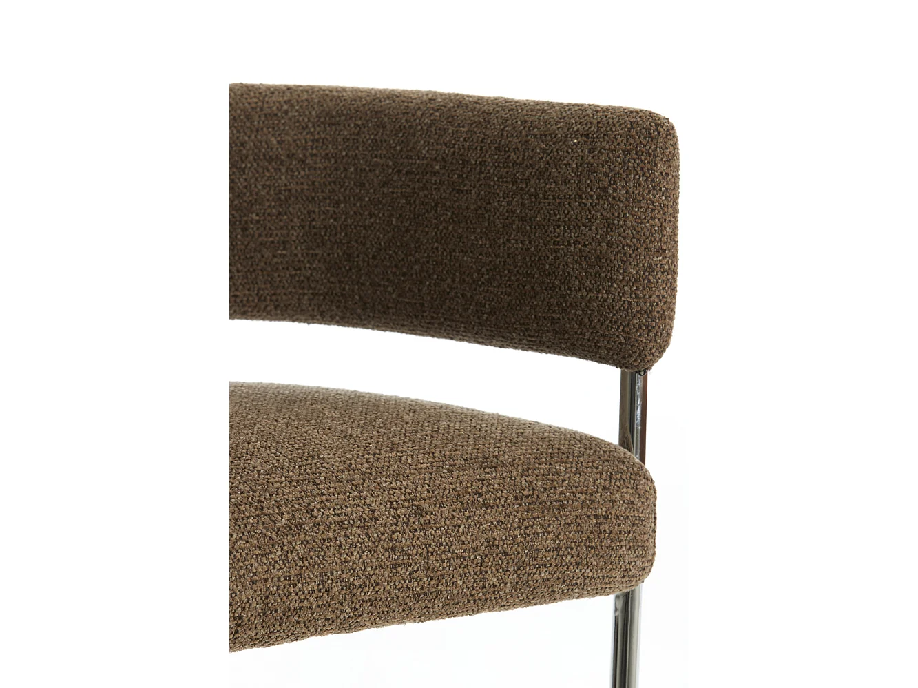 Chaise de salle à manger ADANTE - 56x52x72cm - Marron