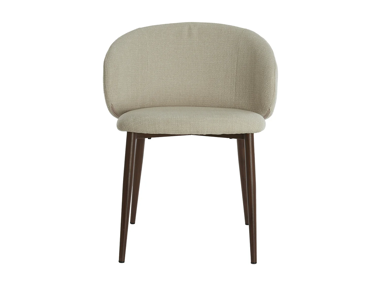 Eetkamerstoel ALUKO - 56x57x74cm - Wit - Set van 2