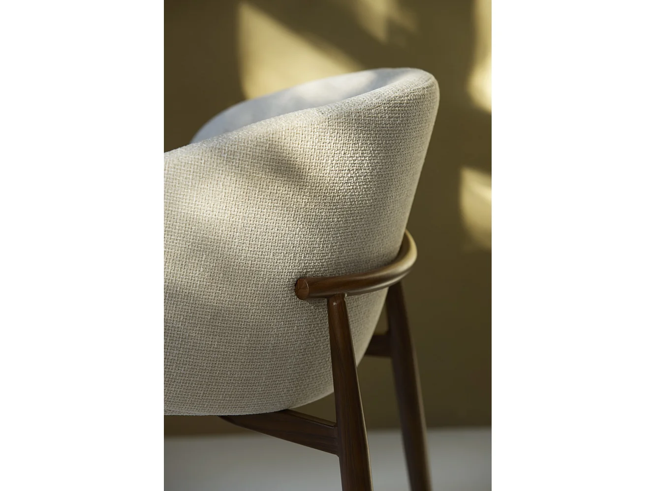 Chaise de salle à manger ALUKO - 56x57x74cm - Blanc - Lot de 2